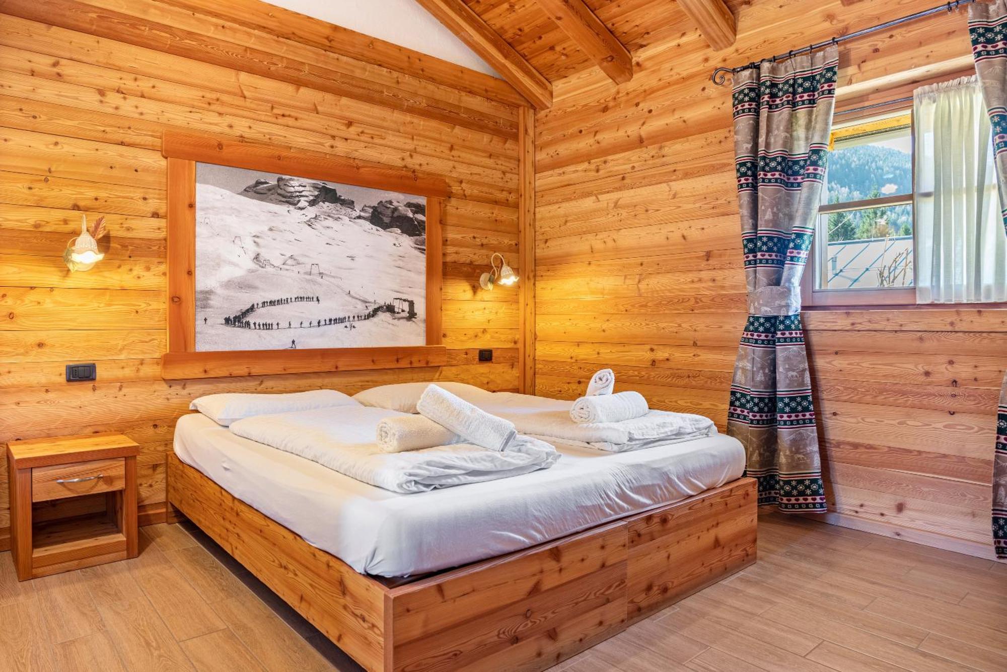 Вилла Chalet Camping Fae 3 Мадонна-ди-Кампильо Экстерьер фото